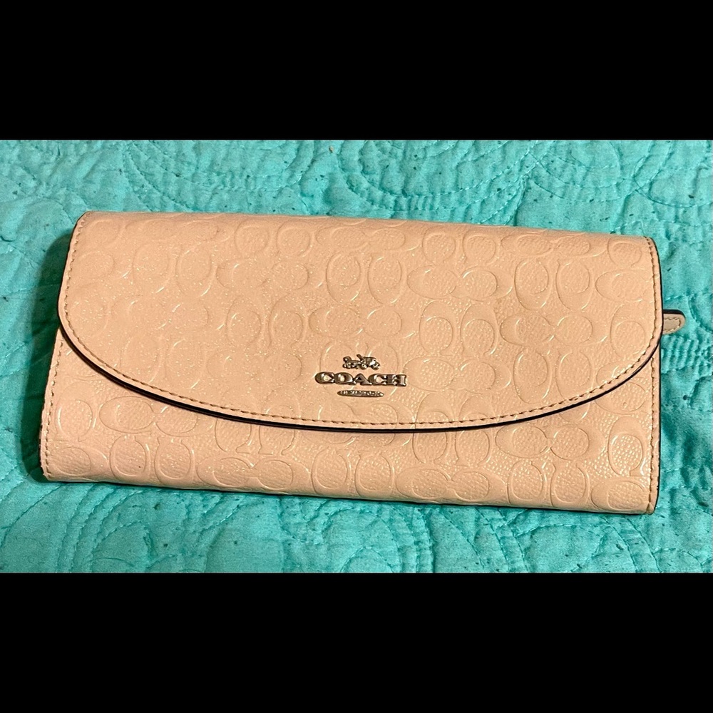 Tan Coach Wallet